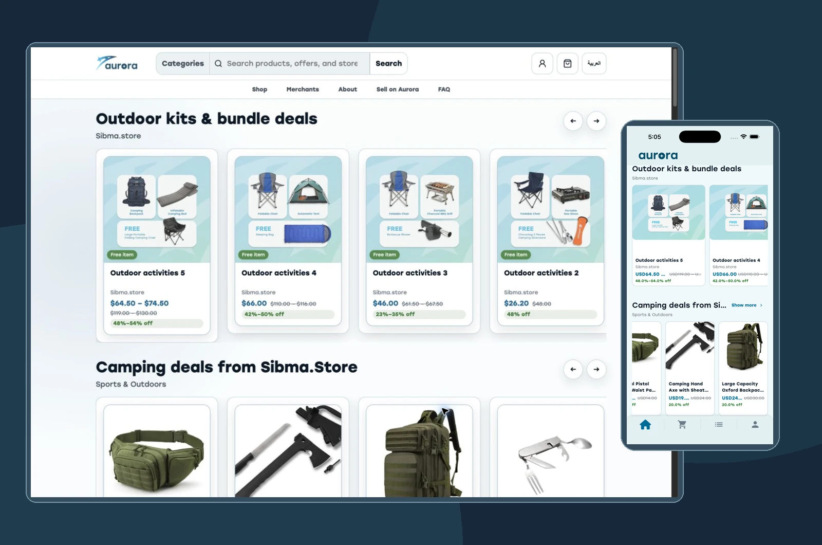 Aurora — Commerce Platform project artwork