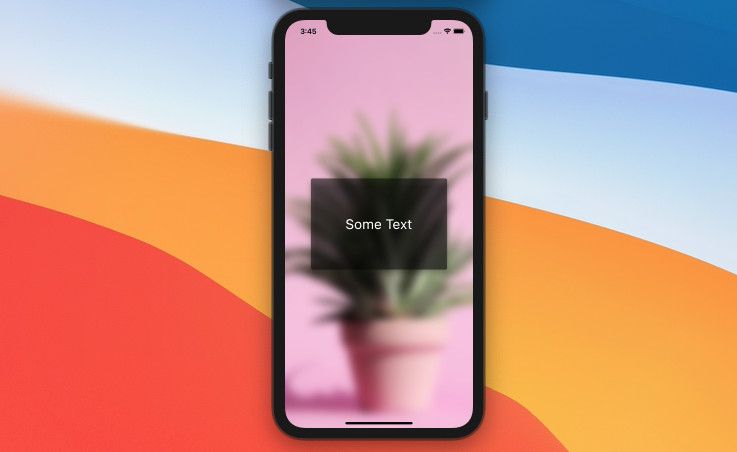 Flutter BackdropFilter in action