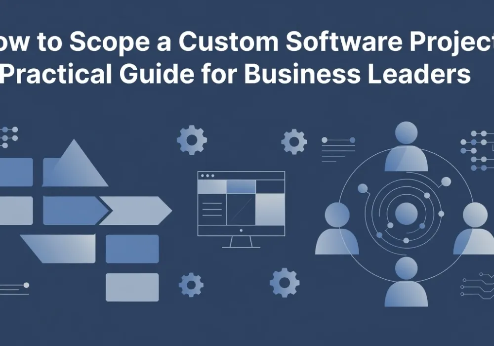 Professional header image for step-by-step guide: How to Scope a Custom Software Project: A Practical Guide...